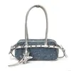 Bolso Versátil Transfronterizo Bolso de Moda 2026 Nuevo Pequeño de Nicho Retro para el Trabajo Bolso de Hombro Único Bolso Baguette Bolso Cruzado