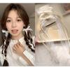 Paquete de 2 ~ Pasador de lazo de estilo ballet francés para el cabello de verano para mujer, clip para flequillo lateral dulce, lazo para el cabello