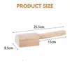 Juego de herramientas de cerámica de madera maciza natural, rodillo de arcilla para dar forma a platos de arcilla, herramientas de manualidades DIY para niños