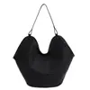 Bolsa Grande de Hombro Único Estilo Perezoso Tejida de Mimbre Otoño e Invierno Nuevo Estilo Transfronteriza Global Bolso de Axila Moda de Nicho para Mujer