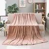 Manta de franela personalizada transfronteriza, manta suave para sofá, sábana, manta de aire acondicionado de verano, manta para siesta, manta fina de color liso