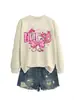 Amazon eBay sitio independiente casual cómodo moda mujer enfermera lazo corazón globo otoño invierno sudadera