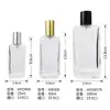 Frasco de Perfume 30ml frasco spray de essência com bico de baioneta 50ml frasco pequeno para amostragem de cosméticos com líquido de base