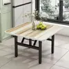 Mesa Plegable, Mesa Cuadrada para Comedor, Mesa Plegable para Puesto, Mesa Cuadrada Pequeña para Restaurante de Mercado Nocturno, Mesa Cuadrada Pequeña para Casa de Alquiler