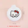 Desenho Animado Fofo Adesivo DIY Dobrável Almofada de Ar Pente Menina Portátil Bolsa de Ar Pente Plástico Pequeno Pente Massagem Pente para Cabelo