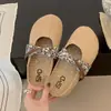 Sapatos estilo Birkenstock de sola grossa para aumentar a altura para mulheres, para uso externo no verão, novo modelo 2026, tamancos casuais de linho respirável sem cadarço e bico fechado