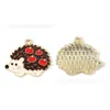 Accesorios de Joyería para Acción de Gracias DIY Pavo Erizo Búho Colgante de Aceite Goteando Aleación Cadena de Teléfono Móvil Colgante de Llavero