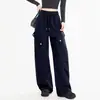 Nuevos Pantalones de Pierna Ancha Otoño 2025 con Cintura Elástica que Cubren la Entrepierna, Reducen la Edad y Estilizan, Leggings de Moda, Pantalones Cargo Casuales y Elegantes