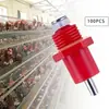 Amazon Transfronterizo Explosivo Pezón de Pollo Bebedero Boquilla de Tres Vías Dispositivo Automático de Agua Potable Pezón de Bebida para Pollitos