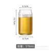 Taza de Cerveza Artesanal Red Neta de Gran Capacidad Taza de Cerveza de Barril Vidrio Comercial y para el Hogar Taza Creativa de Pinta para Bar