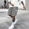 Shorts Casuais Masculinos de Verão Tamanho Europeu Transfronteiriço Marca Tendência Roupa de Trabalho Calças Retas Casuais Todas as Combinações Calças de Cor Sólida Masculino