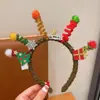 Acessório de Cabeça de Natal Alce Laço Faixa de Cabelo Feminina Criativa Engraçada Grampo de Cabelo Faixa de Cabelo de Galho de Alce Faixa de Cabelo para Fantasia de Festa Cabelo