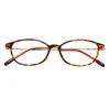 M98013 gafas retro de montura pequeña nuevas, estilo coreano, adecuadas para mujeres, montura ovalada, también disponibles para hombres, con filtro de luz azul y lentes transparentes, y se pueden adaptar con lentes graduados