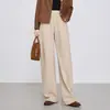 Si los Pantalones Casuales de Invierno 2026 de Moda con Cintura Alta, Forro de Polar y Cordón Elástico para Mujer 8218