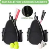 Bolsa Personalizada Portátil para Raquetes de Pickleball Esportivo Outdoor Transfronteiriça, Bolsa de Tênis de Grande Capacidade, Bolsa de Ombro para Armazenamento de Raquetes de Badminton