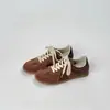 Versión de Cuero Suave~Zapatos de Entrenamiento Alemanes Transpirables Retro para Mujer 2026 Nuevo Estilo Caliente Versátiles Retro Suela Suave Deportivos Casuales Zapatos Forrest Gump