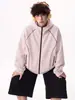 Sudadera con capucha de cárdigan de marca de moda retro americana con bloques de color para hombre y mujer, chaqueta de cárdigan casual holgada de otoño