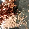 Atacado de fábrica fragmentos irregulares de pet cor de papel de doce fragmentos de vidro de cor mágica papel de vidro para unha