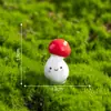 Micro Paisaje de Exportación Transfronteriza Hongo Pequeño Lindo Inclinado Musgo Lindo Jardinería Decoración DIY Accesorios Adornos Pequeños