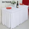 Saia de mesa para sala de conferências de hotel personalizada toalha de mesa tecido atividade exposição mesa de assinatura saia de mesa capa de mesa capa de mesa retangular estampa