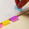 Creativas lindas pegatinas de índice transparentes removibles de puntos de onda etiquetas fluorescentes indicadoras de color impermeables notas adhesivas