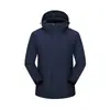 Chaqueta de Montañismo Tres en Uno de Color Sólido para Hombres y Mujeres, Forro Polar Desmontable, Cortavientos, Impermeable, Chaqueta para Senderismo al Aire Libre