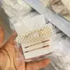 Traje de pasador de perlas clip metálico de pedrería clip para flequillo dulce y lindo de niña clip lateral de temperamento ins Corea del Sur