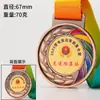 Medalhas Metálicas Personalizadas de Liga de Zinco, Placas de Premiação Redondas para Eventos, Lembranças Personalizadas para Competições de Maratona