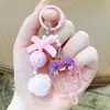 Colgante Llavero Mini Hucha de Acrílico para Helado para Mujeres y Parejas, Linda Decoración para Bolsos Suaves, Venta al por Mayor de Regalos