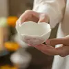Taza de Té de Cerámica Blanca con Peonías Pintadas a Mano Bajo Esmalte, Taza de Maestro, Juego de Té de Alta Gama para Mujer, Taza Individual de Degustación