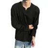 Camiseta de manga larga negra de terciopelo para hombre, otoño e invierno, sudadera americana de peso pesado con cuello en V, corte ajustado, sin capucha, capa interior, camiseta básica