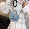 Bolso Casual para Mujer 2025 Nuevo Bolso de Mano con Cinturón Retro Europeo y Americano Bolso Cuadrado Pequeño Bolso Bandolera Mini de Cuero Aceitoso de Alta Gama para Mujer