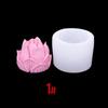 Molde de silicone de flor tridimensional simulação criativo para sabonete artesanal, vela de aromaterapia, acessórios de panificação