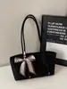 Comercio Exterior Transfronterizo Más Vendido Bolso Grande de Mujer Estilo Vintage Modelo Nuevo 2025 Bolso de Hombro para Viajes Diarios con Lazo