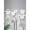 Nuevo Soporte de Exhibición Modelo de Cuerpo Plano Estilo Coreano para Ropa de Mujer, Maniquí de Medio Cuerpo Plano para Accesorios de Tienda de Ropa