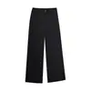 Traje de Mujer Pantalones de Pierna Ancha, Nuevo Estilo Otoño 2026, Pantalones Casuales de Cintura Alta para Mujer, Corte Holgado, Versátil, Drapeado, Pantalones Rectos Ajustados