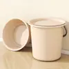 Balde Plástico Espessado para Uso Doméstico, Balde Grande para Banho para Dormitório de Estudante, Balde Espessado para Lavanderia com Tampa, Balde para Armazenamento de Água, Bacia Atacado