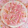 9.9 Glaseado Mixto Degradado Grietas de Hielo Cuentas Sueltas DIY Regalo Material de Cuentas Hecho a Mano Pulsera Niña