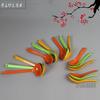 Cuchara de melamina de color Weiqian cuchara para sopa de mango largo cuchara de plástico cuchara de imitación porcelana cuchara caparazón de tortuga cuchara vajilla venta al por mayor