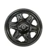 Rueda Delantera de Acero Integrada para Triciclo Eléctrico Sin Freno Llanta 300/350/375-12 Cubierta Cubo de Acero
