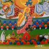 Buda Sakyamuni Buda Buda Buda Buda de la Medicina Buda de Cuatro Brazos Guanyin Dios Amarillo de la Riqueza Madre Verde Thangka Pintura Colgante 120cm