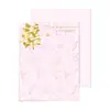 Papel de regalo de boda con lámina dorada, papel impermeable para envolver ramos, suministros florales románticos y festivos, al por mayor