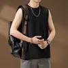 Nuevo Chaleco de Moda Casual Transpirable sin Mangas para Hombre de Verano, Holgado, Deportivo, Camiseta Interior