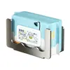 Armario de espejo de baño con caja de almacenamiento de toallas colgante, soporte para toallitas húmedas montado en la pared sin taladro, dispensador de encimera de cocina para toallas de papel