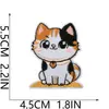 Parche Bordado Termoadhesivo Fiesta de Gatos Parche Bordado de Gatito de Dibujos Animados Parche Decorativo para Bolsa de Juguete de Moda Lindo Miau Miau