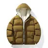 Jaqueta de algodão com capuz da moda masculina de inverno, casaco de algodão à prova de vento estilo japonês, espessado, quente, casual, peça externa versátil