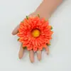 Flor Artificial Crisantemo del Sol Crisantemo Pequeño de Mil Capas Fabricante Mayorista Tocado Estilo Antiguo Bandera de Cabeza Producción Estilo Pastoral Decoración del Hogar