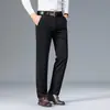 Primavera 2026 Lana Seda Regular Mediana Espesor Casual de Negocios Pantalones de Vestir para Hombre Pantalones Formales Pantalones Elásticos para Hombre