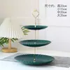 Decoração de Aniversário Decorações de Mesa de Sobremesa Suporte de Exibição de Casamento Mesa de Festa Bandeja de Bolo de Plástico Suporte para Sobremesa