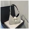 Bolsa de Arco High-end Feminina 2024 Nova Bolsa Crossbody Chain Nicho Mini Bolsa de Axilas de um ombro